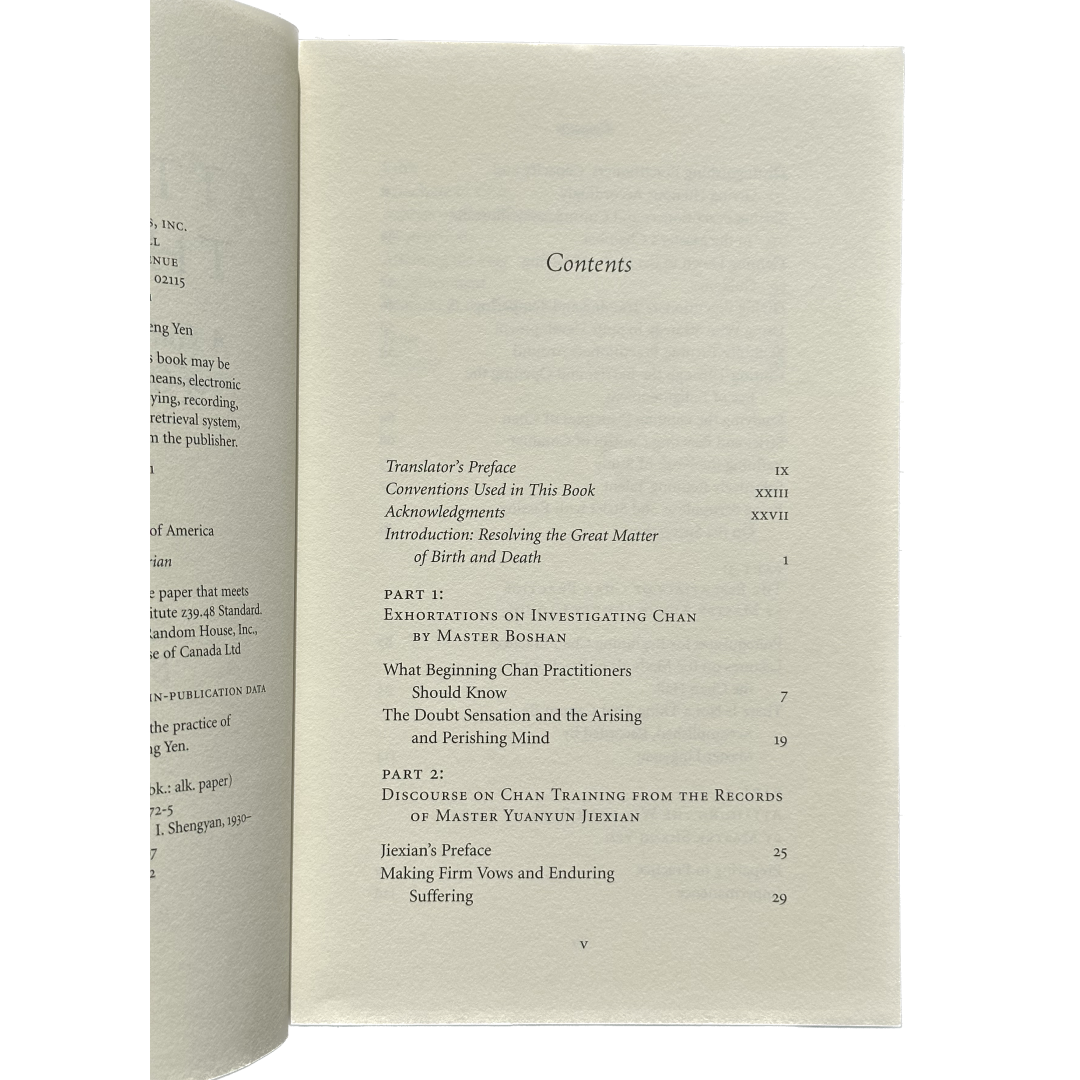 Attaining the Way: A Guide to the Practice of Chan Buddhism