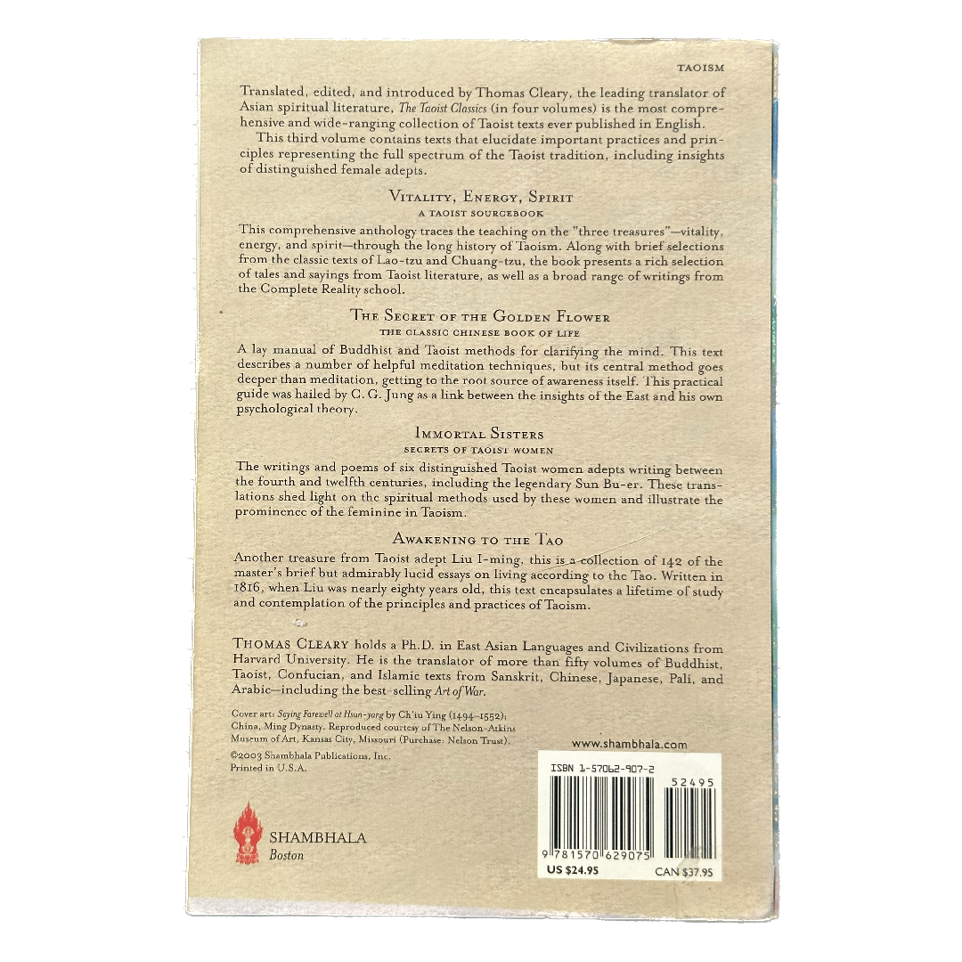 The Taoist Classics, Volume Three