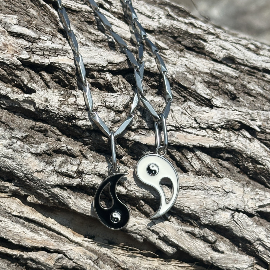 yin / yang necklace
