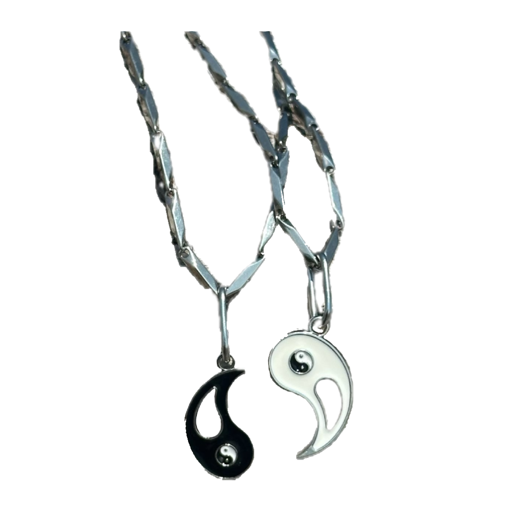 yin / yang necklace