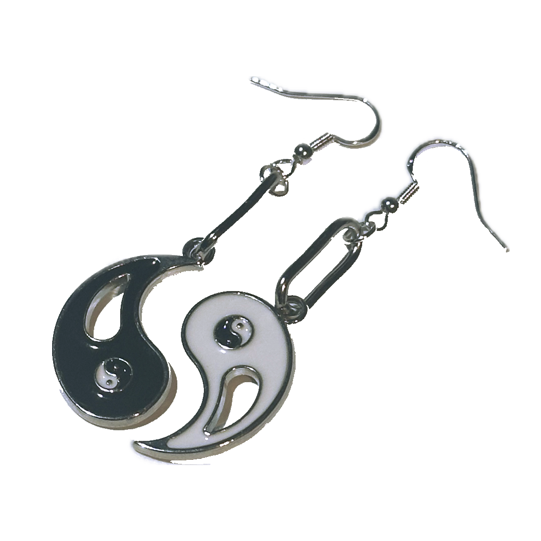 yin yang earring set