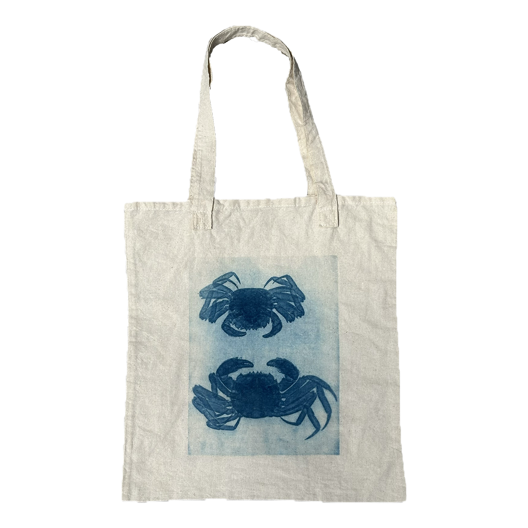 crab x-ray tote bag