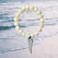 peace - pearl bracelet
